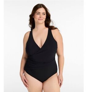 NWOT LL Bean Shaping One Piece Swimsuit with SPF 50+: Size 20W